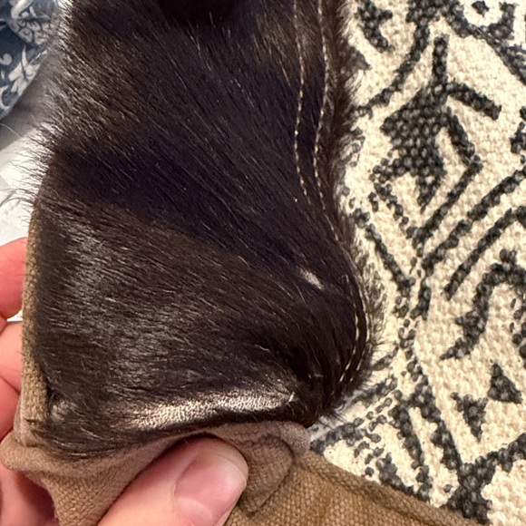 Myra Bag Cotton & Cowhide Tote bag - Picture 10 of 13